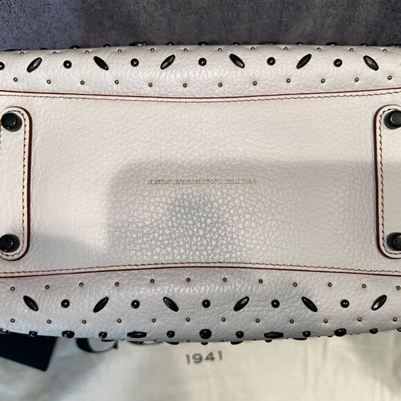 Coach Rogue 25 Bag Bejeweled Chalk RG-20315 NWOT - Picture 4 of 6